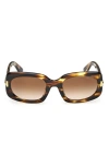 Tom Ford Rectangle Icon Collection Sunglasses In Brown