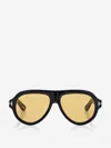 Tom Ford Icon Aviator Sunglasses In Black