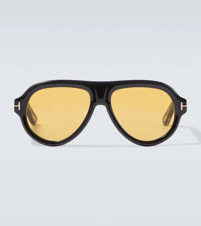 TOM FORD ICON AVIATOR SUNGLASSES