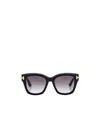 Tom Ford 53mm Gradient Butterfly Sunglasses In Brown
