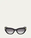 Tom Ford Icon Collection Cat-eye Sunglasses In Black