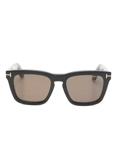 Tom Ford Icon Collection Clip-on Lenses Glasses In Black