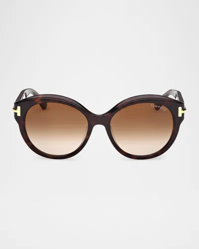 TOM FORD ICON COLLECTION ROUND SUNGLASSES
