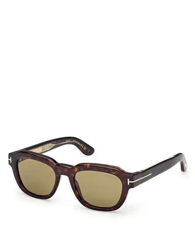 TOM FORD ICON COLLECTION SQUARE SUNGLASSES, 52MM