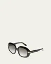 Tom Ford Icon Collection Sunglasses In Sblk/smkg