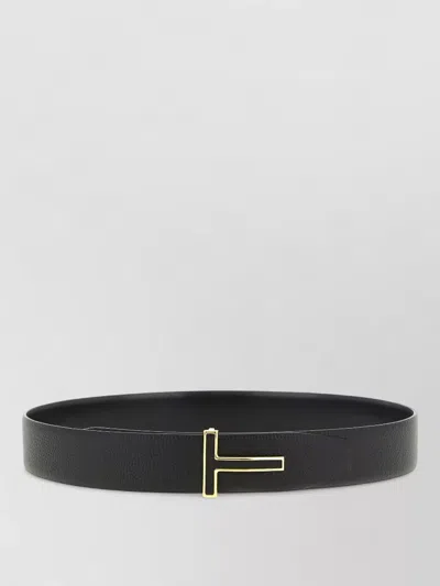 Tom Ford Icon Reversible Belt Adjustable Length In Transparent