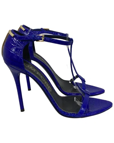 Tom Ford Iconic T Leather Sandal