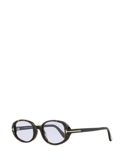 Tom Ford Iggy Oval-frame Sunglasses In Orange