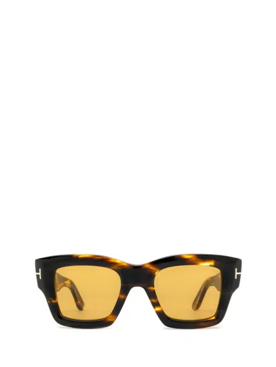 Tom Ford Ilias Square Frame Sunglasses In Pattern