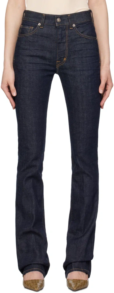 Tom Ford Indigo Flared Jeans In Hb791 Indigo