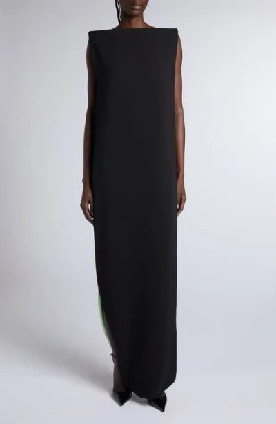 Tom Ford Infinity Geo Silk Stretch Georgette Backless Evening Gown In Black