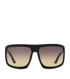 Tom Ford Injected 0tr001675 Sunglasses In Black