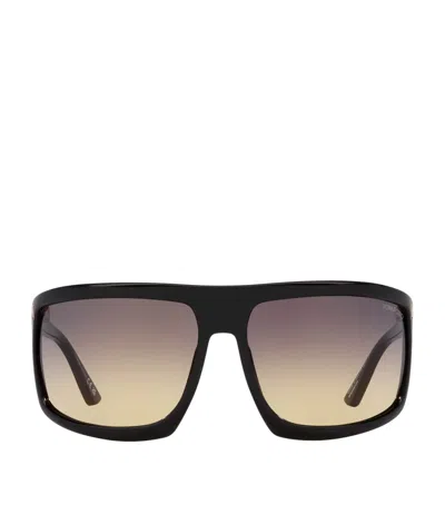 Tom Ford Injected 0tr001675 Sunglasses In Black