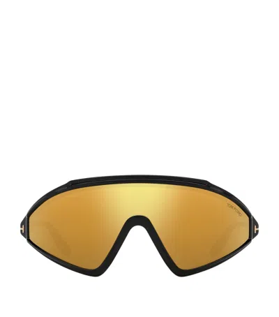 Tom Ford Injected 0tr001794 Sunglasses In Black