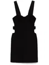 Tom Ford Intarsia Knit Mini Dress In Black