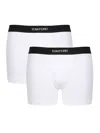Tom Ford Logo Waistband Boxer Brief In White
