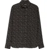 Tom Ford Polka Dot-print Shirt In Black/white