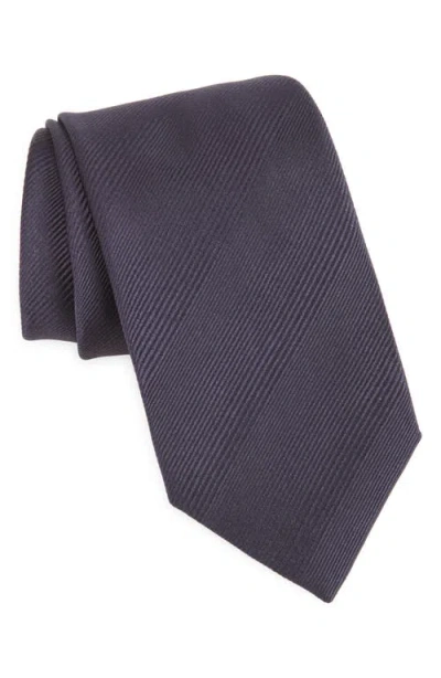 Tom Ford Irregular Silk Twill Tie In Hb996 Deep Navy
