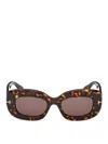 Tom Ford Islay 50mm Small Rectangular Sunglasses In Brown