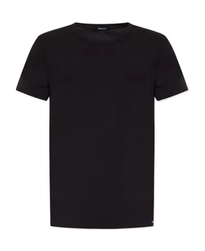 Tom Ford Item O-neck Short-sleeved T-shirt In Black