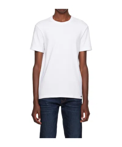 Tom Ford Item O-neck Short-sleeved T-shirt In White