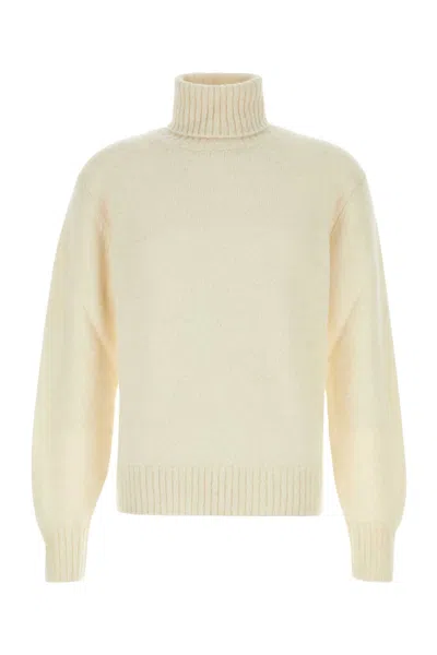 TOM FORD IVORY ALPACA BLEND SWEATER