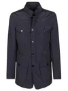 Tom Ford Long Sleeve Jacket In Blue