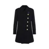 Tom Ford Asymmetric Wool-cashmere Duffle Peacoat In Blue