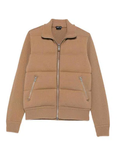 Tom Ford Jacket In Brown