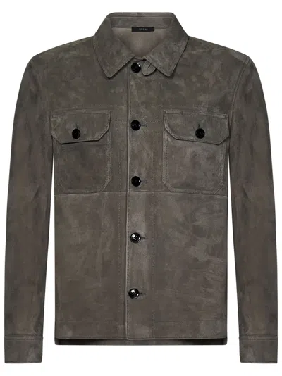 Tom Ford Jacket In Grey