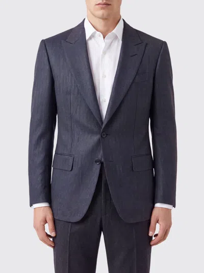 Tom Ford Jacket Men Color Black In Multi