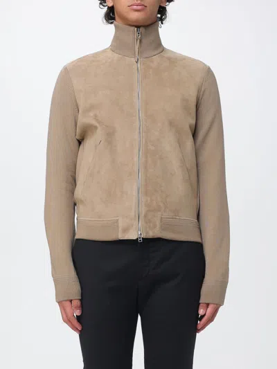 Tom Ford Jacket Men Color Dove Grey In Brown