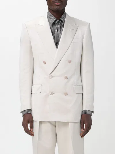 Tom Ford Jacket  Men Color Beige In White