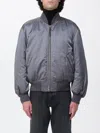 Tom Ford Silk Bomber Jacket In Gray