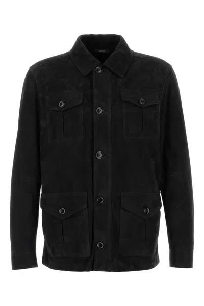 Tom Ford Jackets And Vests In Black