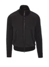 Tom Ford Contrast-color Paneled Jacket In Black