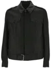 Tom Ford Wool And Silk Jacket In Black