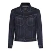 Tom Ford Casual Jacket With Long Sleeves And Chest Pockets In Blue