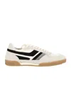 Tom Ford Round Head Lacing Low-cut Casual Sneakers In White