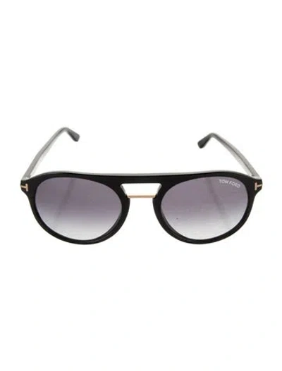 Pre-owned Tom Ford Jacob Round Sunglasses In Black