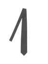 Tom Ford Grey Jacquard Pattern Tie In Gray