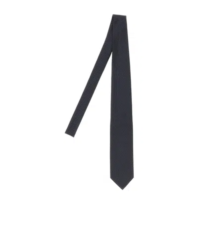 Tom Ford Jacquard Silk Tie In Yellow