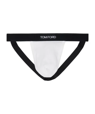 TOM FORD JACQUARD THONG PANTS