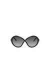 Tom Ford Jada Oversized Sunglasses In Gray