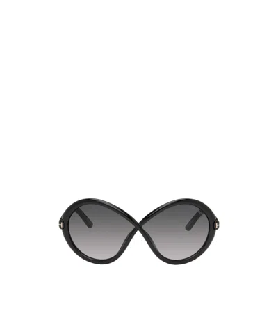 TOM FORD JADA LOGO SUNGLASSES