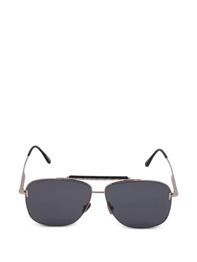 Pre-owned Tom Ford Jaden Sunglasses In Gray