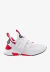 Tom Ford Men's Mesh Leather Heel-strap Trainer Sneakers In White
