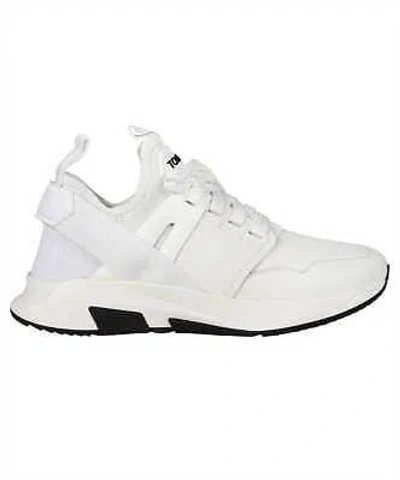 Pre-owned Tom Ford Jago Low-top Sneakers In White