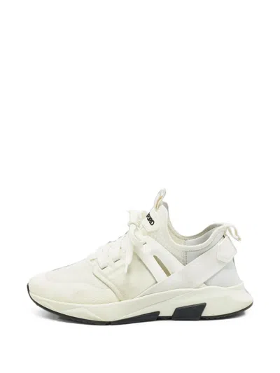 Pre-owned Tom Ford Jago Low-top Sneakers In Neutrals