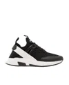 Tom Ford Neoprene And Suede Jago Sneakers Shoes In Black